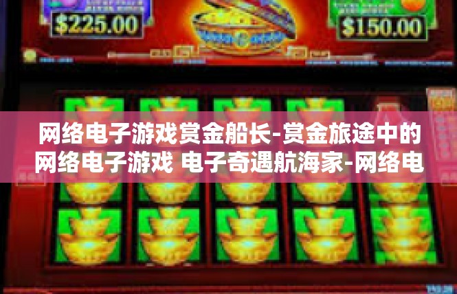 网络电子游戏赏金船长-赏金旅途中的网络电子游戏 电子奇遇航海家-网络电子游戏赏金船长