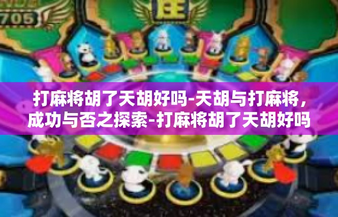 打麻将胡了天胡好吗-天胡与打麻将，成功与否之探索-打麻将胡了天胡好吗