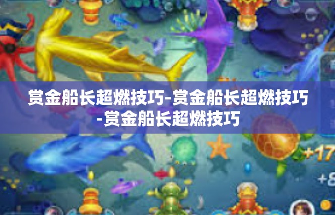 赏金船长超燃技巧-赏金船长超燃技巧-赏金船长超燃技巧