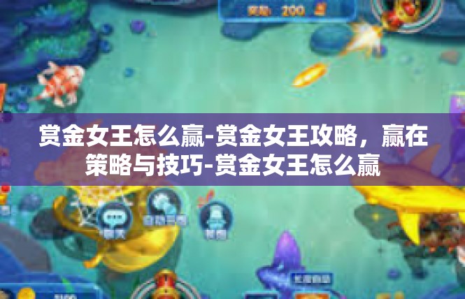 赏金女王怎么赢-赏金女王攻略，赢在策略与技巧-赏金女王怎么赢