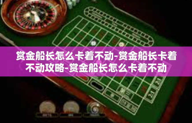 赏金船长怎么卡着不动-赏金船长卡着不动攻略-赏金船长怎么卡着不动