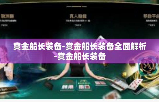 赏金船长装备-赏金船长装备全面解析-赏金船长装备
