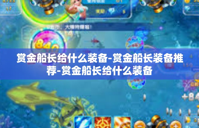 赏金船长给什么装备-赏金船长装备推荐-赏金船长给什么装备