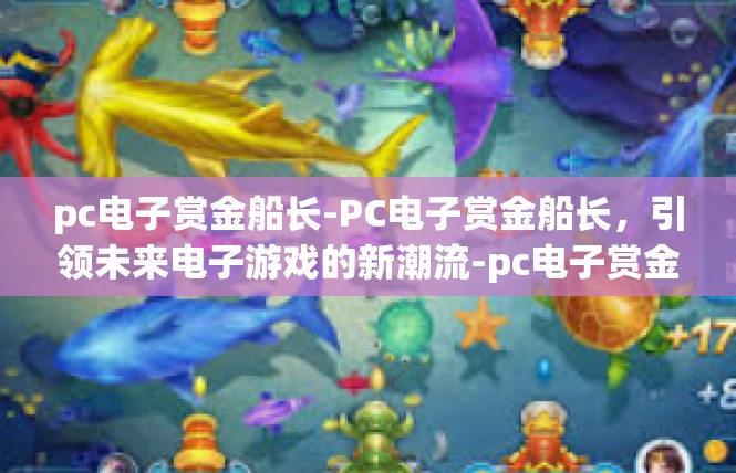 pc电子赏金船长-PC电子赏金船长，引领未来电子游戏的新潮流-pc电子赏金船长