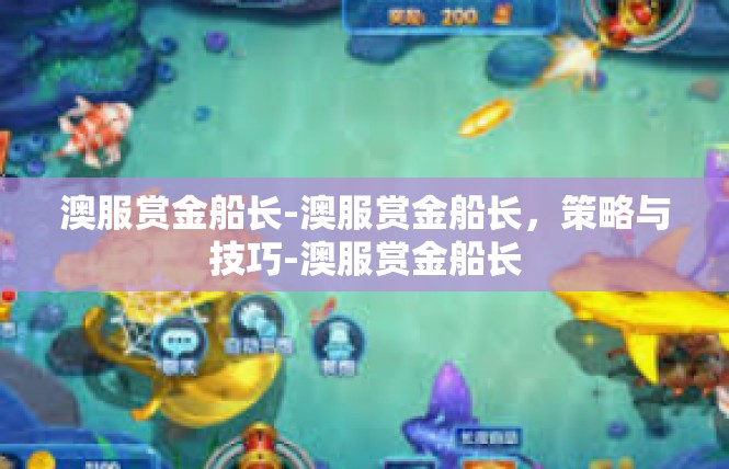 澳服赏金船长-澳服赏金船长，策略与技巧-澳服赏金船长