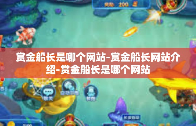 赏金船长是哪个网站-赏金船长网站介绍-赏金船长是哪个网站