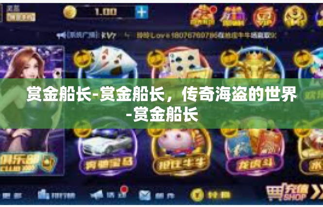 赏金船长-赏金船长，传奇海盗的世界-赏金船长