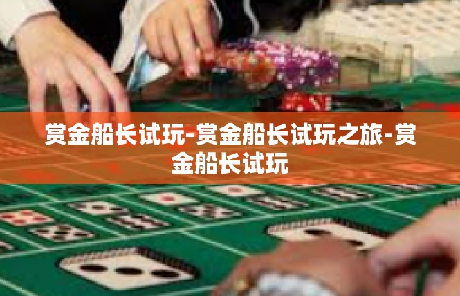 赏金船长试玩-赏金船长试玩之旅-赏金船长试玩