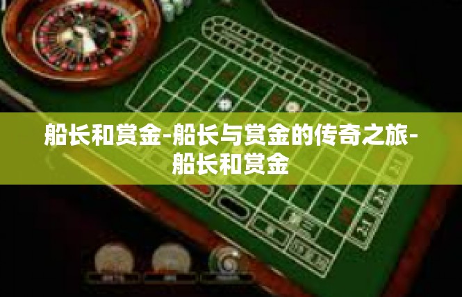 船长和赏金-船长与赏金的传奇之旅-船长和赏金