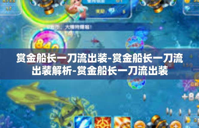 赏金船长一刀流出装-赏金船长一刀流出装解析-赏金船长一刀流出装