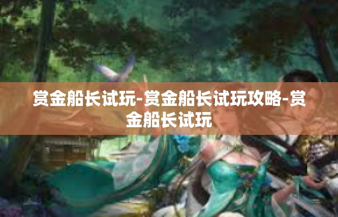 赏金船长试玩-赏金船长试玩攻略-赏金船长试玩