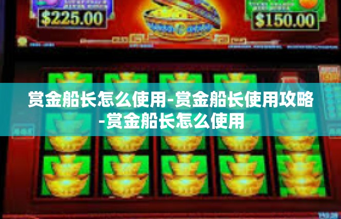 赏金船长怎么使用-赏金船长使用攻略-赏金船长怎么使用
