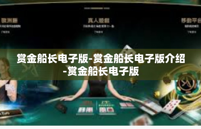 赏金船长电子版-赏金船长电子版介绍-赏金船长电子版