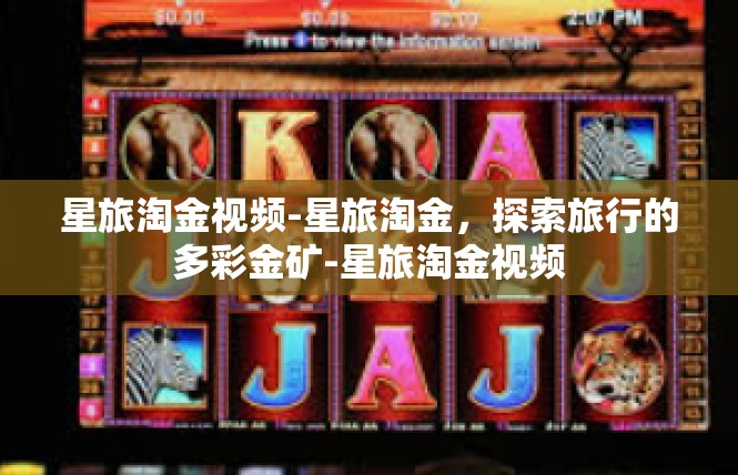 星旅淘金视频-星旅淘金，探索旅行的多彩金矿-星旅淘金视频