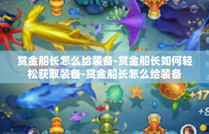 赏金船长怎么给装备-赏金船长如何轻松获取装备-赏金船长怎么给装备