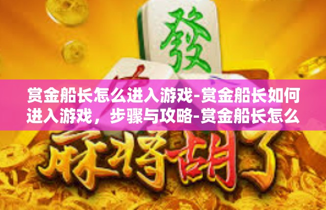 赏金船长怎么进入游戏-赏金船长如何进入游戏，步骤与攻略-赏金船长怎么进入游戏