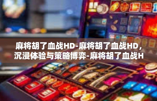 麻将胡了血战HD-麻将胡了血战HD，沉浸体验与策略博弈-麻将胡了血战HD