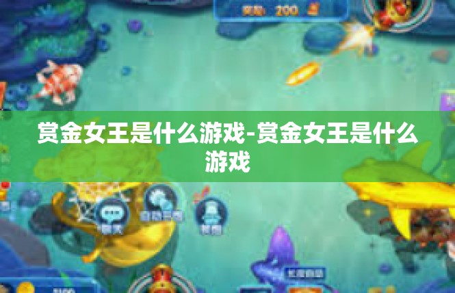 赏金女王是什么游戏-赏金女王是什么游戏