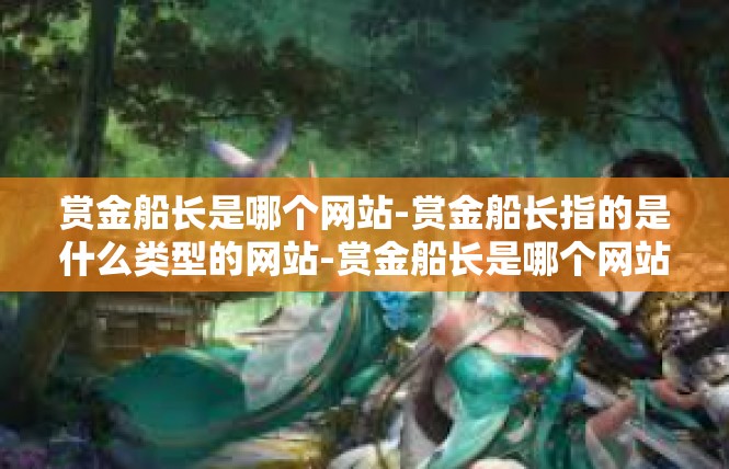 赏金船长是哪个网站-赏金船长指的是什么类型的网站-赏金船长是哪个网站