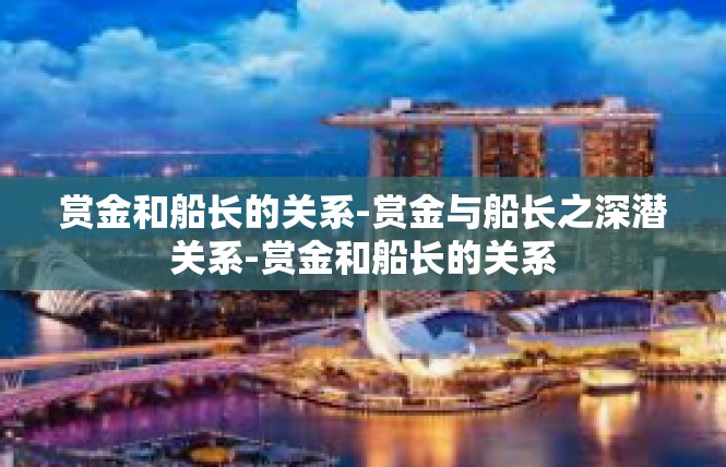 赏金和船长的关系-赏金与船长之深潜关系-赏金和船长的关系