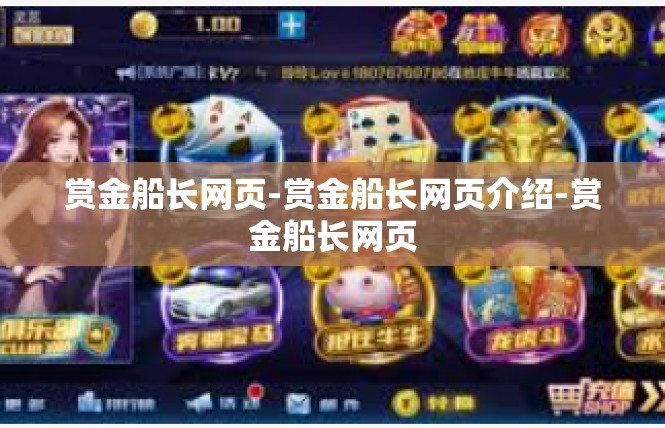 赏金船长网页-赏金船长网页介绍-赏金船长网页