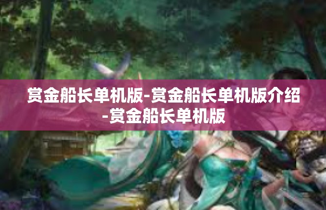 赏金船长单机版-赏金船长单机版介绍-赏金船长单机版