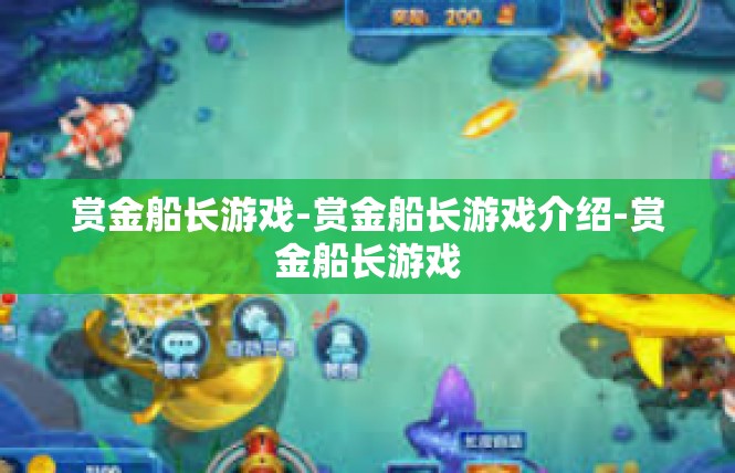 赏金船长游戏-赏金船长游戏介绍-赏金船长游戏