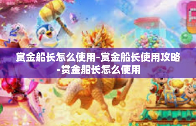赏金船长怎么使用-赏金船长使用攻略-赏金船长怎么使用