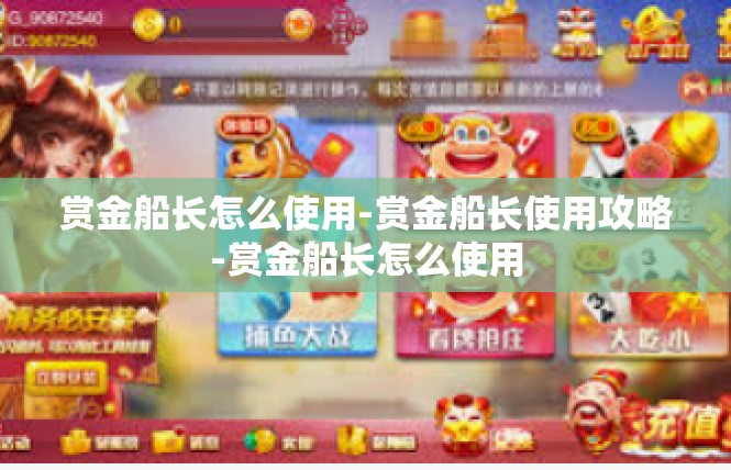 赏金船长怎么使用-赏金船长使用攻略-赏金船长怎么使用