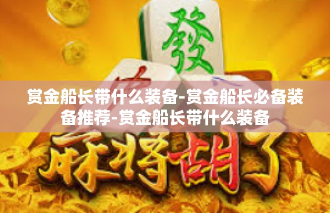 赏金船长带什么装备-赏金船长必备装备推荐-赏金船长带什么装备