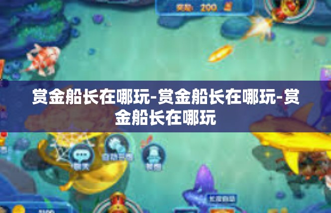 赏金船长在哪玩-赏金船长在哪玩-赏金船长在哪玩