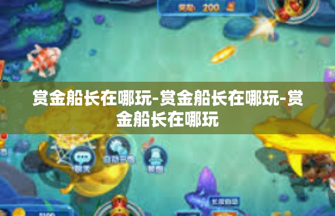 赏金船长在哪玩-赏金船长在哪玩-赏金船长在哪玩