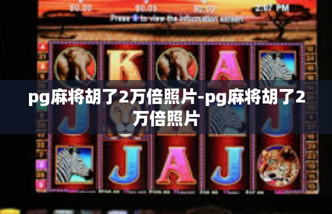 pg麻将胡了2万倍照片-pg麻将胡了2万倍照片