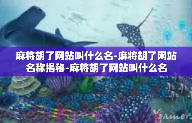 麻将胡了网站叫什么名-麻将胡了网站名称揭秘-麻将胡了网站叫什么名