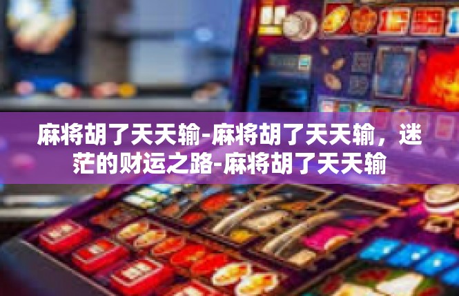 麻将胡了天天输-麻将胡了天天输，迷茫的财运之路-麻将胡了天天输