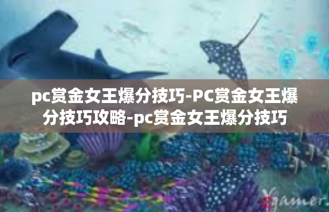 pc赏金女王爆分技巧-PC赏金女王爆分技巧攻略-pc赏金女王爆分技巧