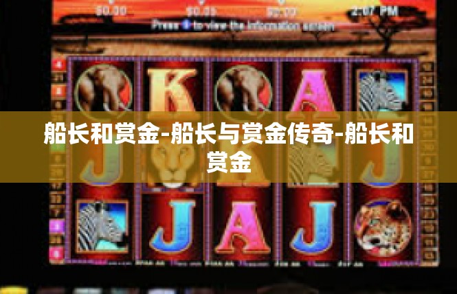 船长和赏金-船长与赏金传奇-船长和赏金