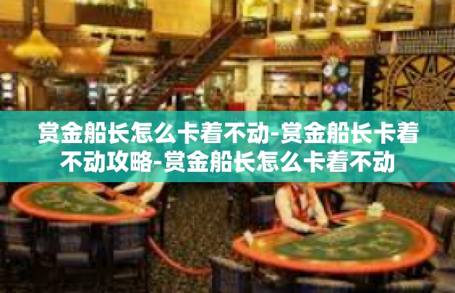 赏金船长怎么卡着不动-赏金船长卡着不动攻略-赏金船长怎么卡着不动