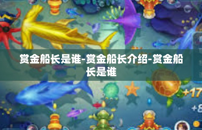 赏金船长是谁-赏金船长介绍-赏金船长是谁