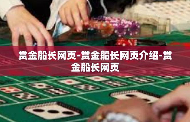赏金船长网页-赏金船长网页介绍-赏金船长网页