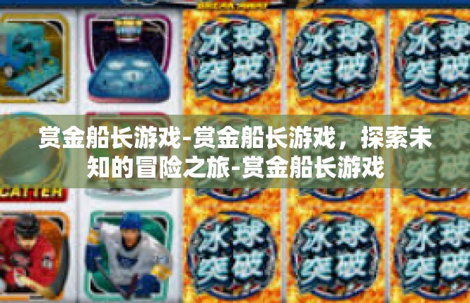 赏金船长游戏-赏金船长游戏，探索未知的冒险之旅-赏金船长游戏
