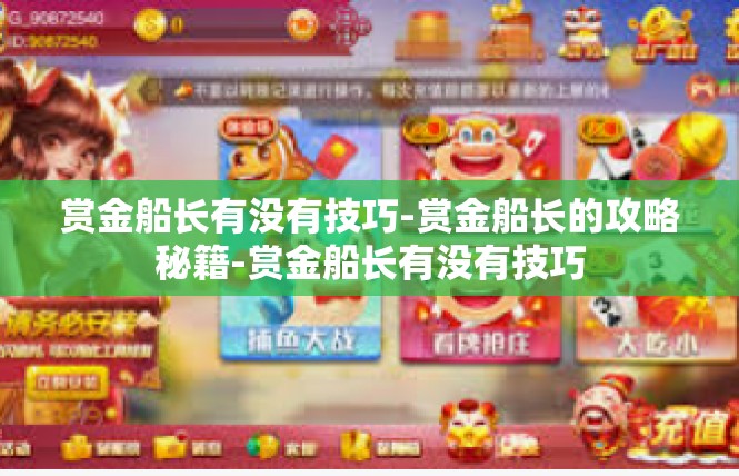 赏金船长有没有技巧-赏金船长的攻略秘籍-赏金船长有没有技巧