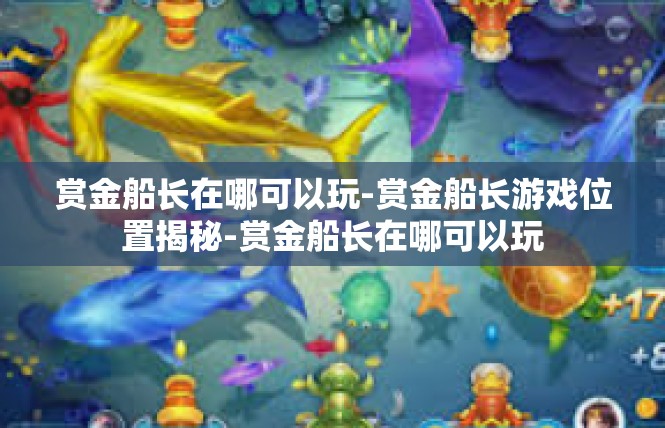 赏金船长在哪可以玩-赏金船长游戏位置揭秘-赏金船长在哪可以玩