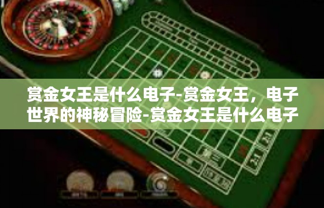 赏金女王是什么电子-赏金女王，电子世界的神秘冒险-赏金女王是什么电子