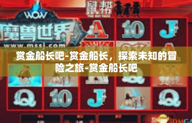 赏金船长吧-赏金船长，探索未知的冒险之旅-赏金船长吧
