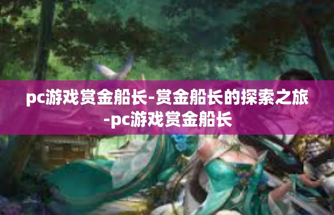 pc游戏赏金船长-赏金船长的探索之旅-pc游戏赏金船长