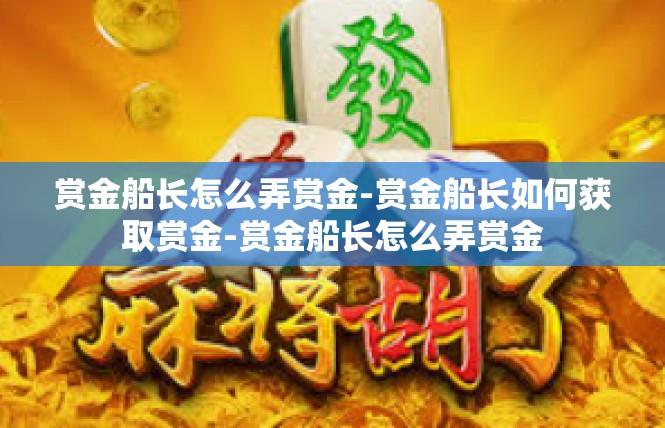 赏金船长怎么弄赏金-赏金船长如何获取赏金-赏金船长怎么弄赏金