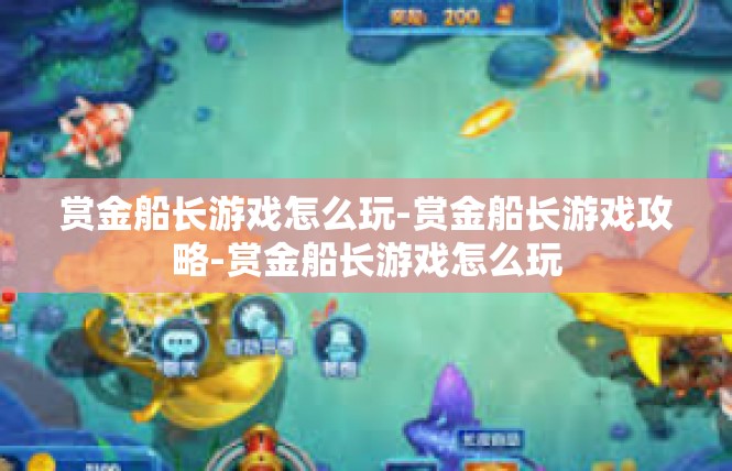 赏金船长游戏怎么玩-赏金船长游戏攻略-赏金船长游戏怎么玩