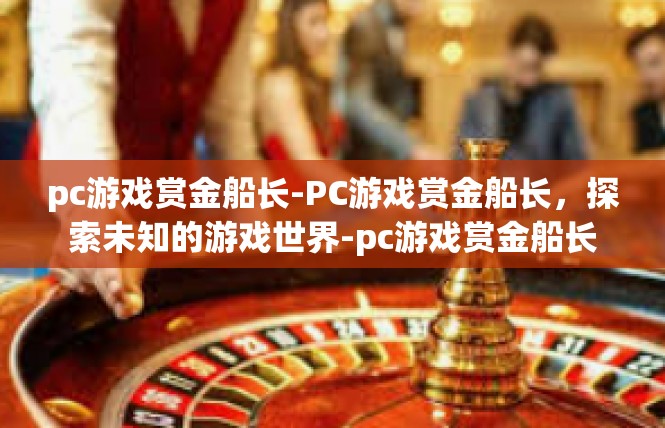 pc游戏赏金船长-PC游戏赏金船长，探索未知的游戏世界-pc游戏赏金船长