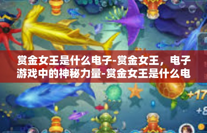 赏金女王是什么电子-赏金女王，电子游戏中的神秘力量-赏金女王是什么电子